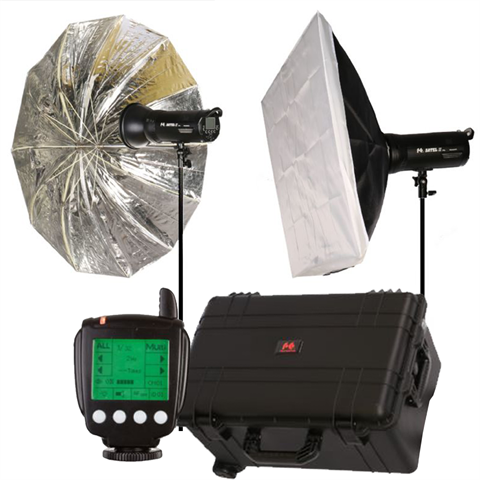 Falcon Eyes Studio Flash Set Satel Two Kit sur batterie pour Nikon