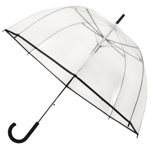 Falconetti Dome Paraplu 85 cm Fibre en verre en acier transparent