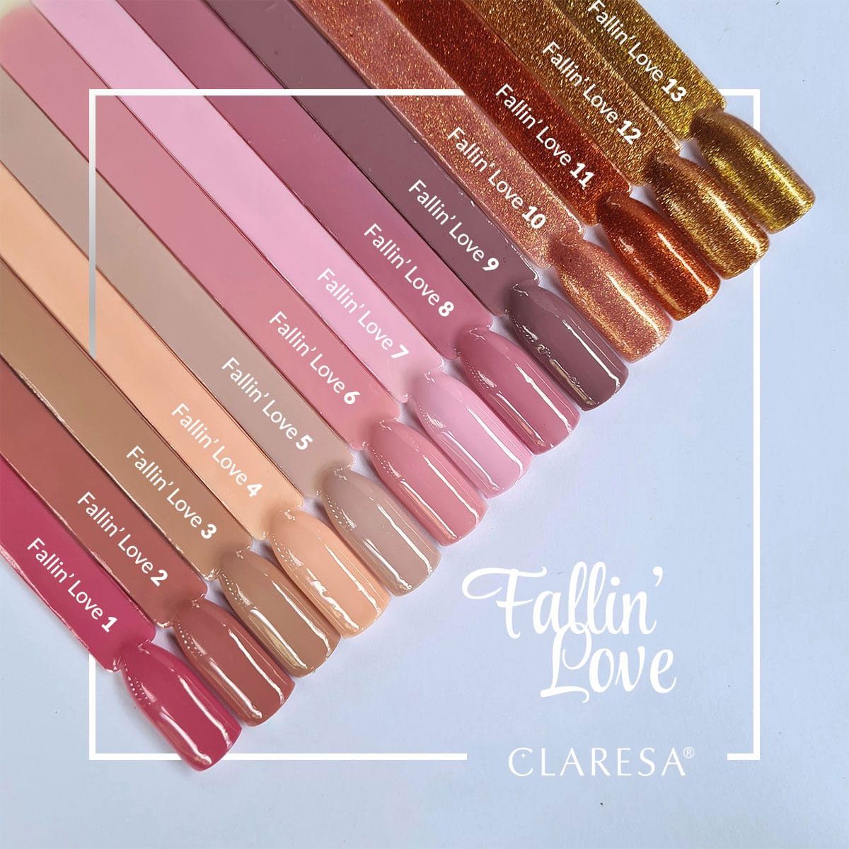 Claresa Claresa UV a conduit Gellak 5ml Fallin 'Love 9