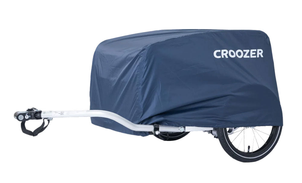 Remorque vélo cargo pliante Croozer garage bleu foncé