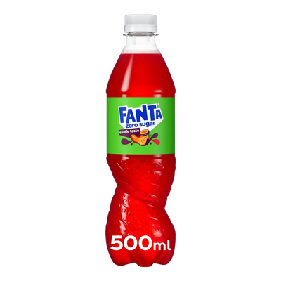 Bouchon Fanta exotique zéro sucre (12x 50cl)