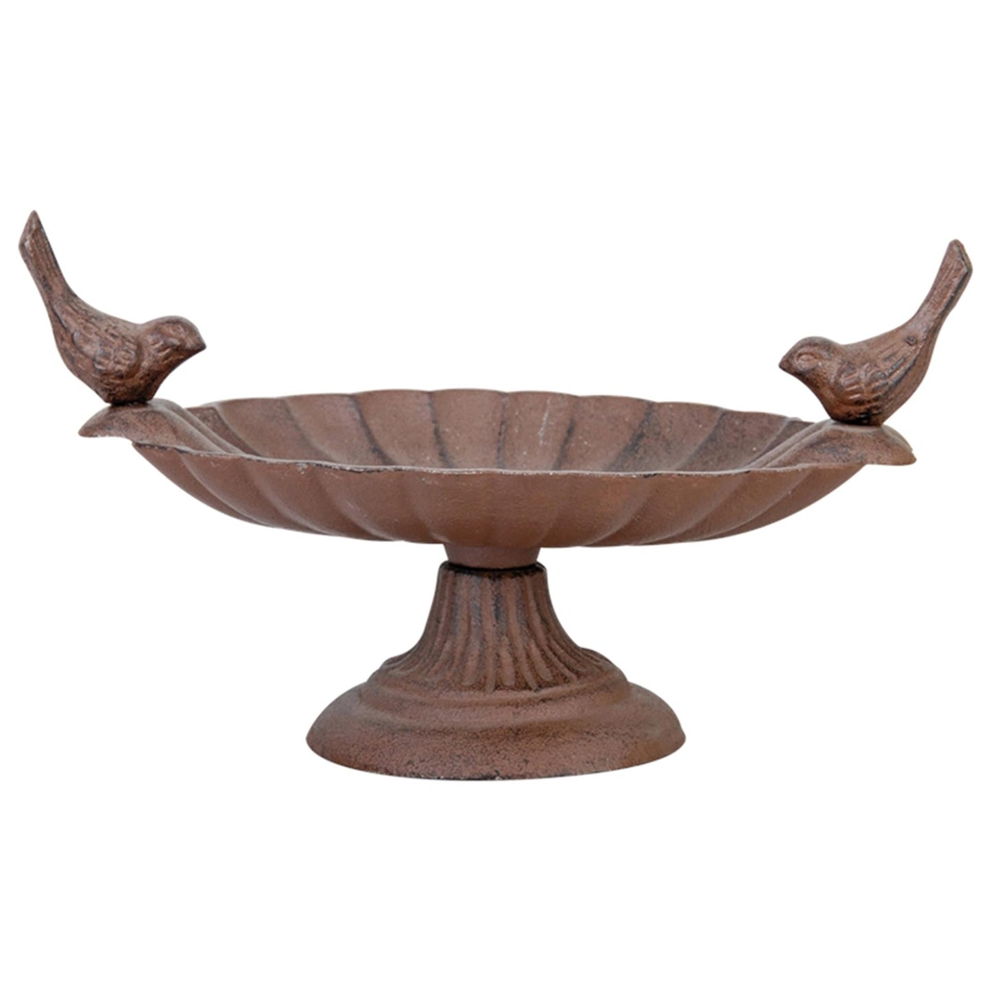 Bain d'oiseaux design Esschert sur pied