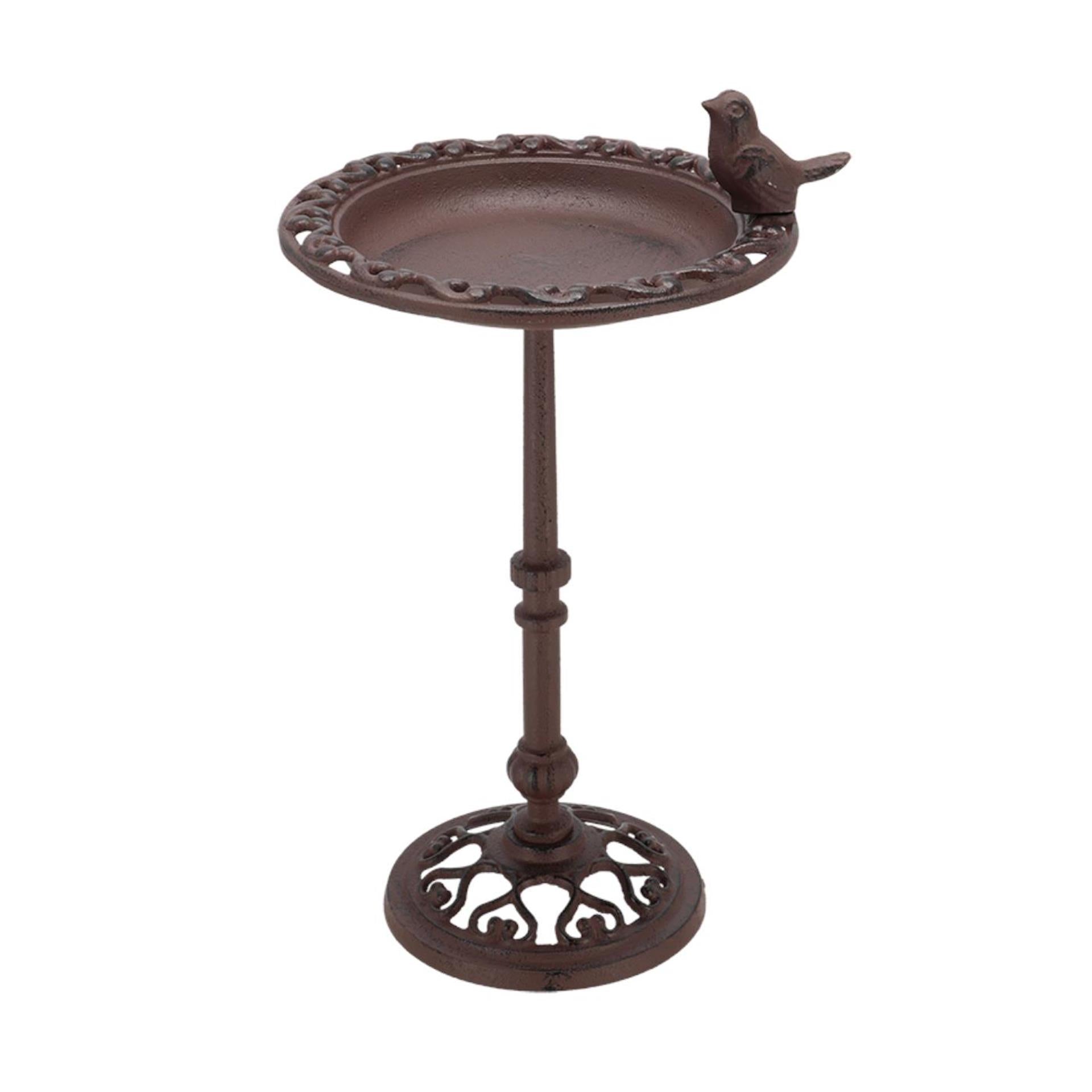 Bain d'oiseaux design Esschert sur base haute