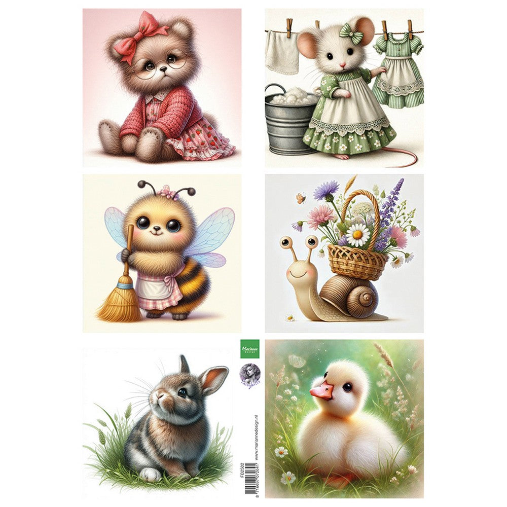 Marianne design • feuille découpée animaux mignons par fairybells