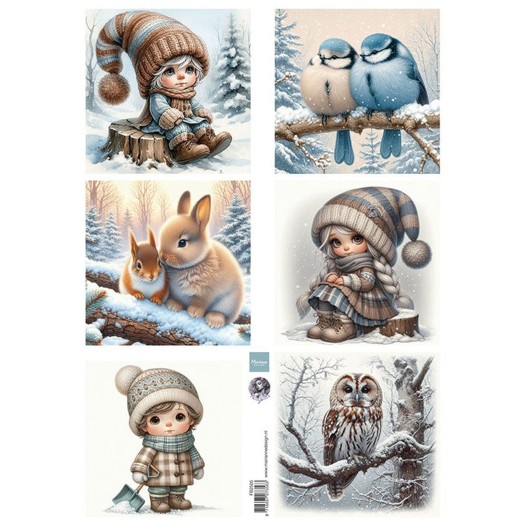 Marianne design • découpage hiver de rêve par fairybells