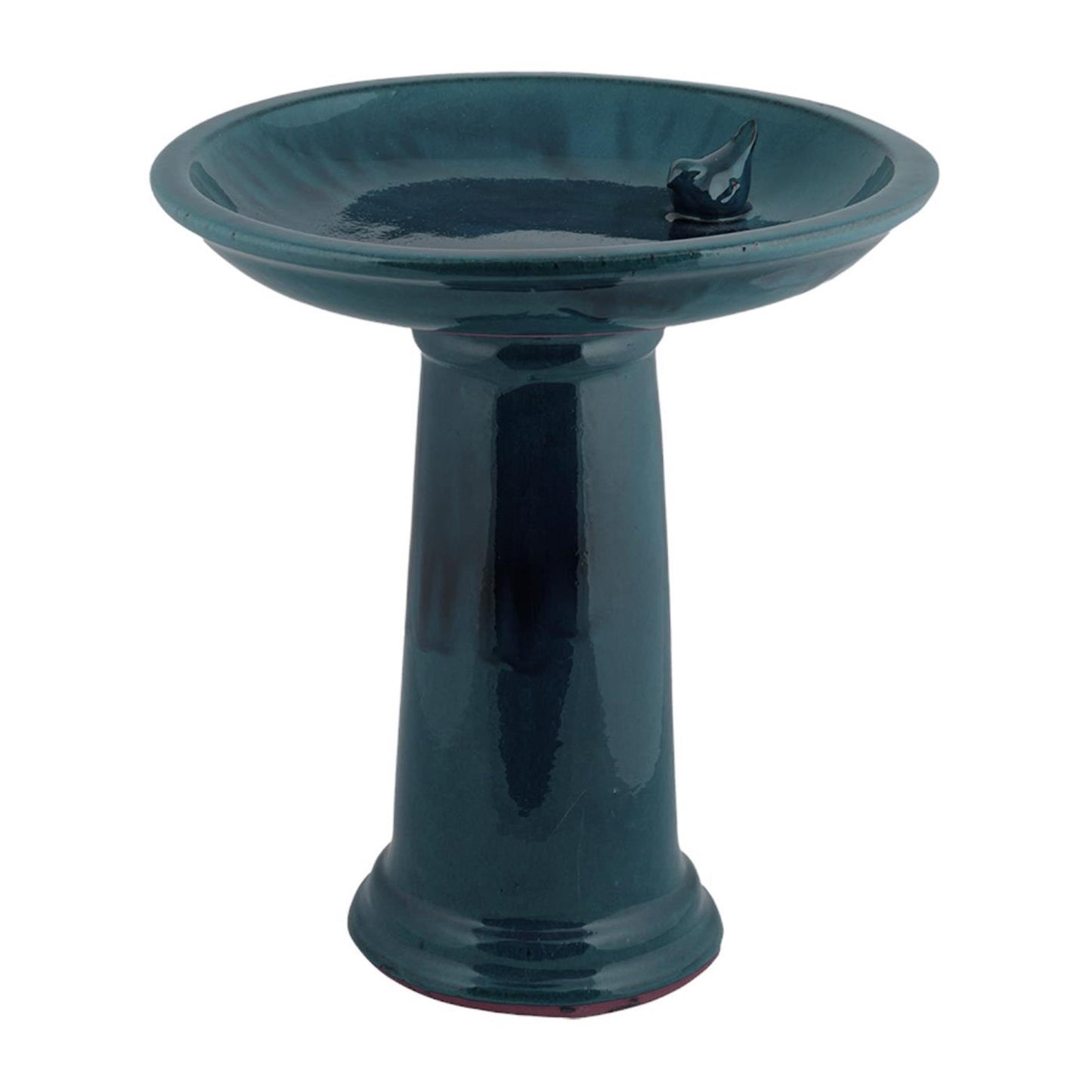 Bain d'oiseaux design Esschert sur pied essence