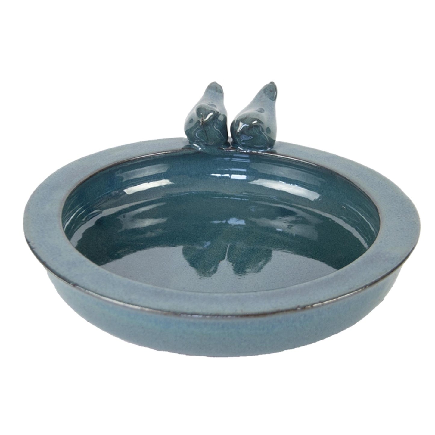 Esschert design bain d'oiseaux en céramique essence