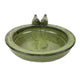 Best for Birds Bird Bath Around Ceramics Green