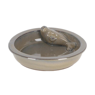 Bain d'oiseaux design Esschert autour du phoque