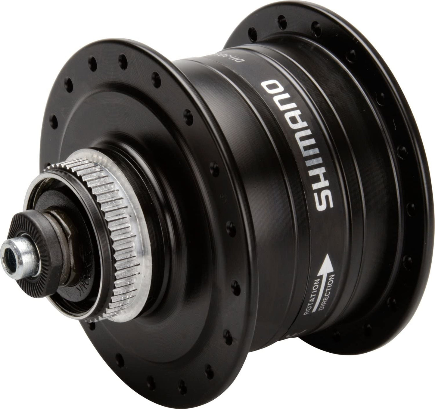 Shimano DH-3D37-QR Hub Dynamo 32G Disque Disque 6V 3 Watts noir