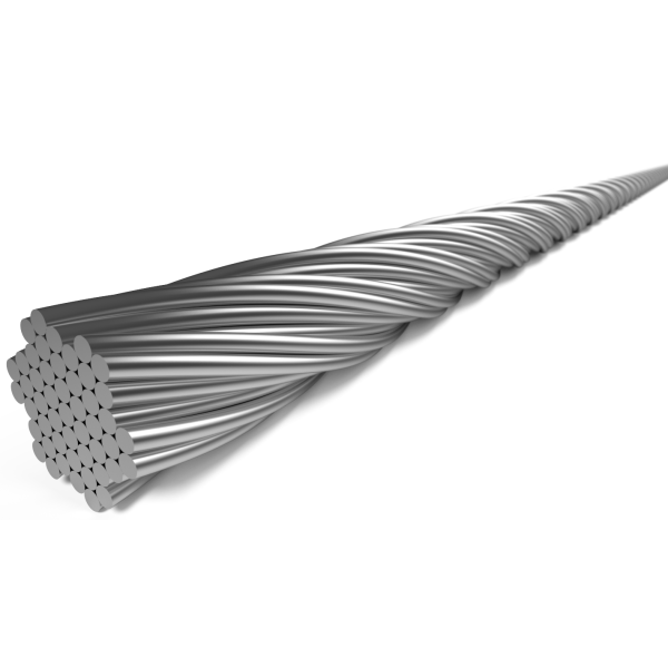 Elvedes Free Câble en acier inoxydable 2250 mm 6427RVS-49-Box (100 pièces)