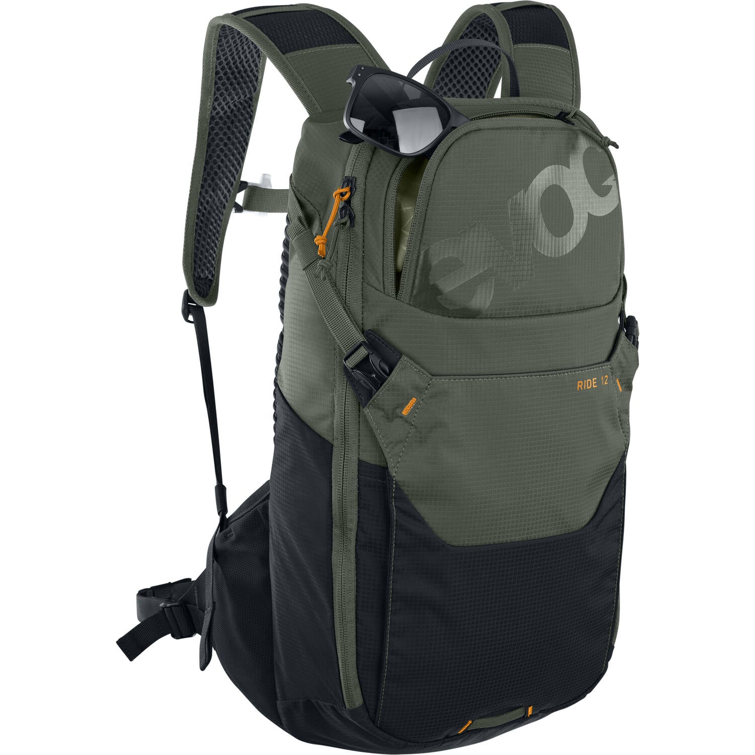 Evoc - ride 12 olive foncé noir notre taille 12l