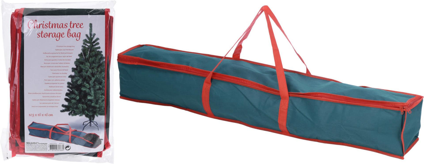 Sac de rangement style maison pour sapin de Noël 103x16x16cm