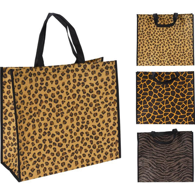 Solutions de rangement sac shopping 45cm imprimé animal