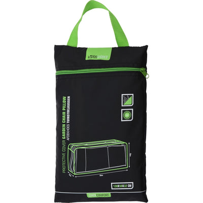Pro coussin de coussin de jardin jardin 130x50x32 noir