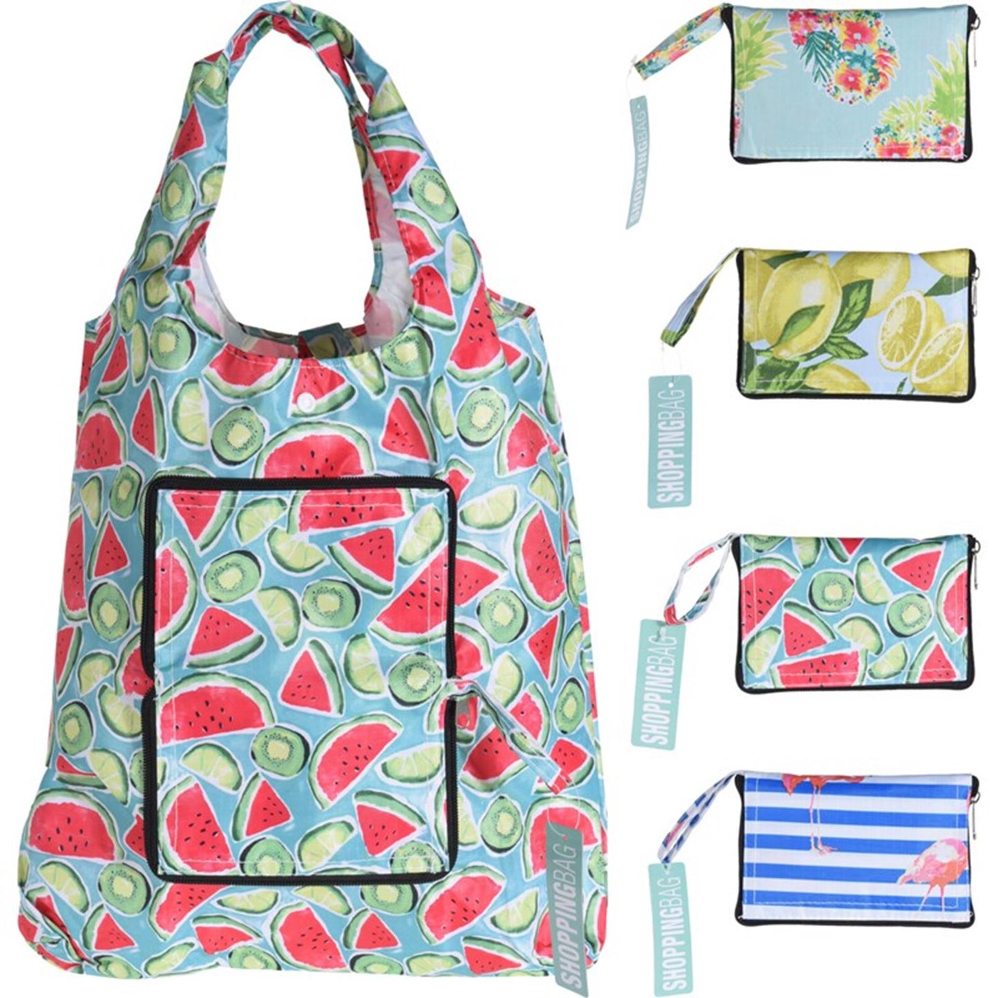 Solutions de rangement sac shopping pliable 37x50cm