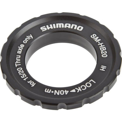 Anneau de verrouillage central de l'adaptateur de disque de frein Shimano pour l'axe d'étoile SM-HB20