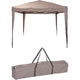 Tente de fête pliable 300xh250cm taupe