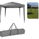 Tente de fête pliable 300xh250cm grise