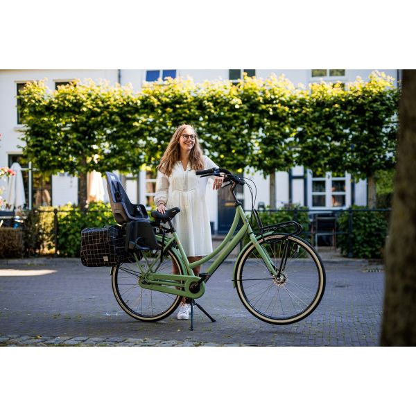 Steco uni carrier with bag extender black tasmee jumbo yepp