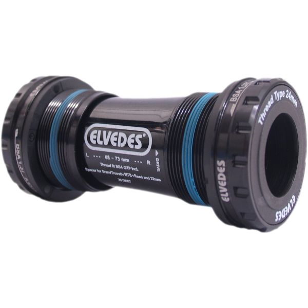 Support de pédalier Elvedes Hollowtech Sram Truvativ Mtb Race Noir