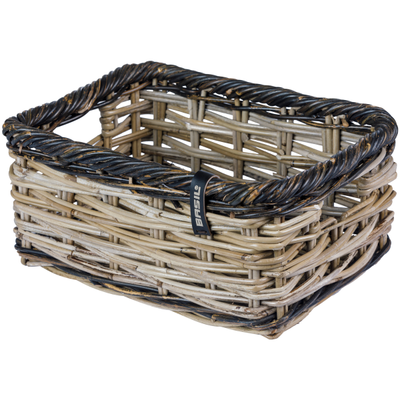 Panier de vélo de basilic Dijon petit noir gris