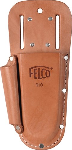 Étui en cuir Felco | convient à tous les sécateurs felco | avec boucle et pinces avec sac supplémentaire | 1 pièce - felco 910+ - felco 910+