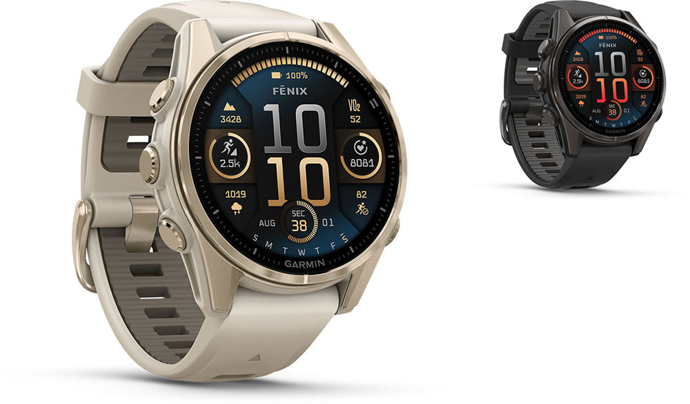 Garmin fēnix® 8 - 43 mm saphir amoled - GPS multisport
