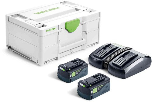 Festool accessoires set d'énergie sys 18v 2x5.0 tcl 6 duo - 577707