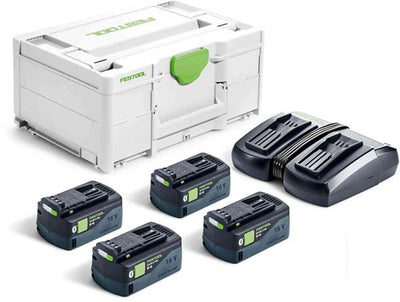 Festool accessoires set d'énergie sys 18v 4x5.0 tcl 6 duo - 577709