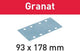 Festool accessoires granat stf 93x178 p80 gr 50 bandes abrasives | 498935