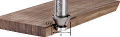 Accessoires Festool hw 45°-ofk 500 fraise à biseau hw | 490090