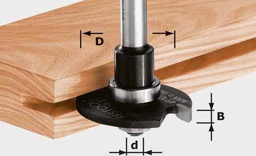 Festool accessoires fraise à disque hw hw d40x4 - 491059
