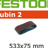 Festool accessoires bande abrasive l533x 75-p60 ru2 10 - 499156