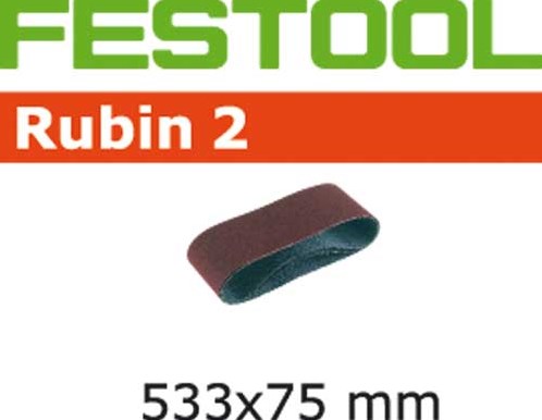 Festool accessoires bande abrasive l533x 75-p60 ru2 10 - 499156
