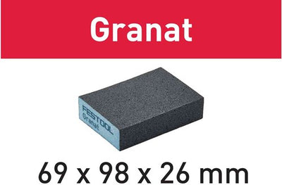 Festool accessoires bloc de ponçage granat | 69x98x26 | 120 grammes 6 - 201082