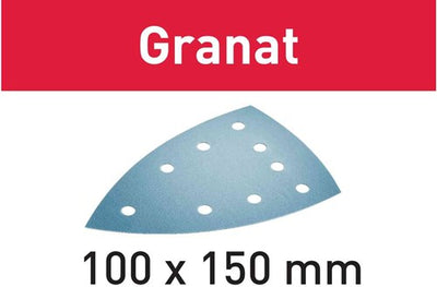 Festool accessoires papier de verre stf delta 9 p80 gr 10 granat - 577539