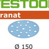 Festool accessoires disque abrasif stf d150 48 p40 gr 10 granat - 575154
