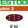 Festool accessoires disques abrasifs stf d90 6 p80 ru2 50 - 499079