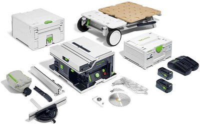 Scie à table sans fil Festool CSC SYS 50 EBI set - 577379 577379