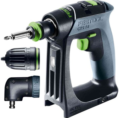 Festool cxs 18-basic set - perceuse-visseuse sans fil | sans piles ni chargeur dans le systainer - 577333