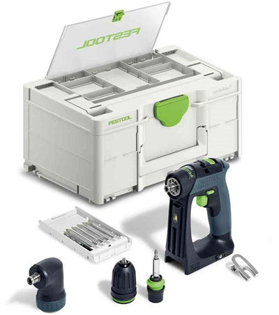 Festool cxs 18-basic set - perceuse-visseuse sans fil | sans piles ni chargeur dans le systainer - 577333