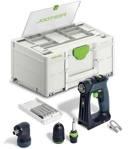 Festool cxs 18-basic set - perceuse-visseuse sans fil | sans piles ni chargeur dans le systainer - 577333