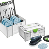 Ponceuse excentrique Festool ets ec 150 3 eq-sys gr + ensemble sys-stf d150 gr dans systainer - 578265