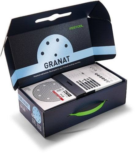 Festool ensemble de matériaux abrasifs granat d125 gr - 578668