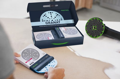 Festool stf d150 jeu de disques abrasifs 48 degrés | 6 pièces | granulés p60 80 120 180 220 320 - 578166