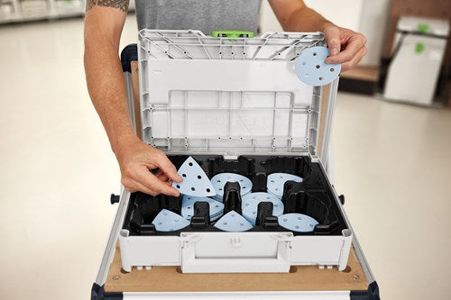 Festool sys-stf d90 v93 gr-set matériau abrasif systainer³ - 578196
