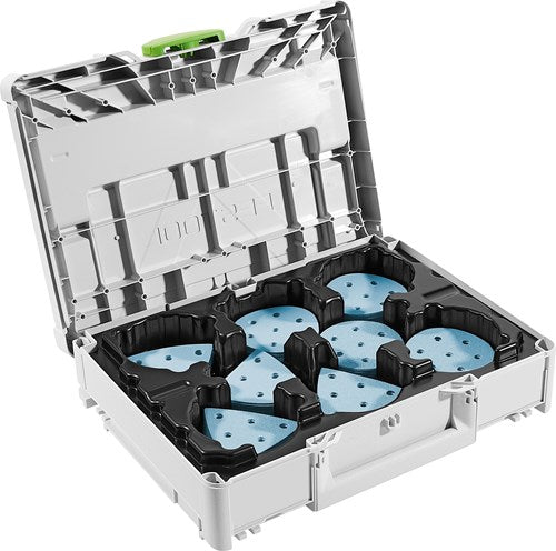 Festool sys-stf d90 v93 gr-set matériau abrasif systainer³ - 578196