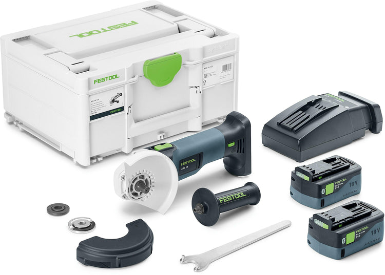 Meuleuse d'angle sans fil Festool AGC 18-125 5.0 ebi-plus | avec batterie puissante – 578368