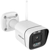 Foscam v5p, caméra wifi bi-bande 3k 5mp avec alarme sonore et lumineuse (blanc)